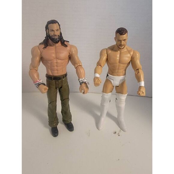 Mattel Kids' Tan WWE Elias And Finn Balor Lot Of 2 Action Figures OS - Picture 1 of 5